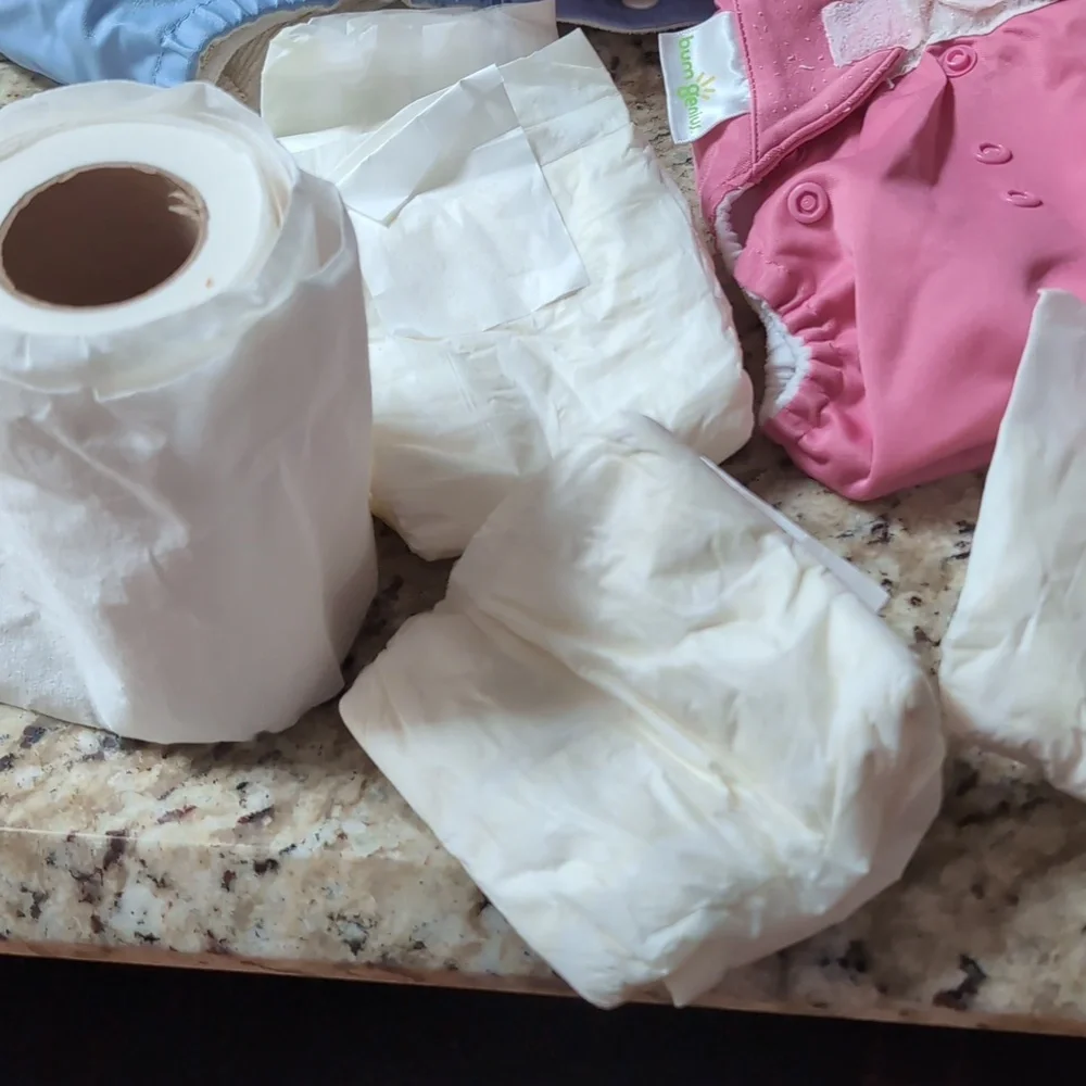 Enormous Lot Of Cloth Diapers And Accessories